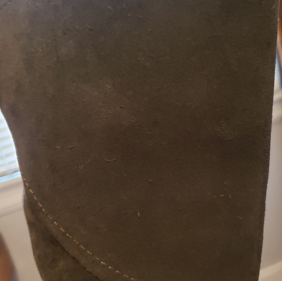 Lucky Brand LK-Harleen gray suede round toe knee high boots 8 - Picture 15 of 16